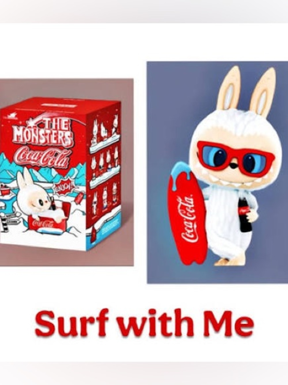 The Monsters Coca-Cola Surf With Me Open Blindbox Confirmed Figure